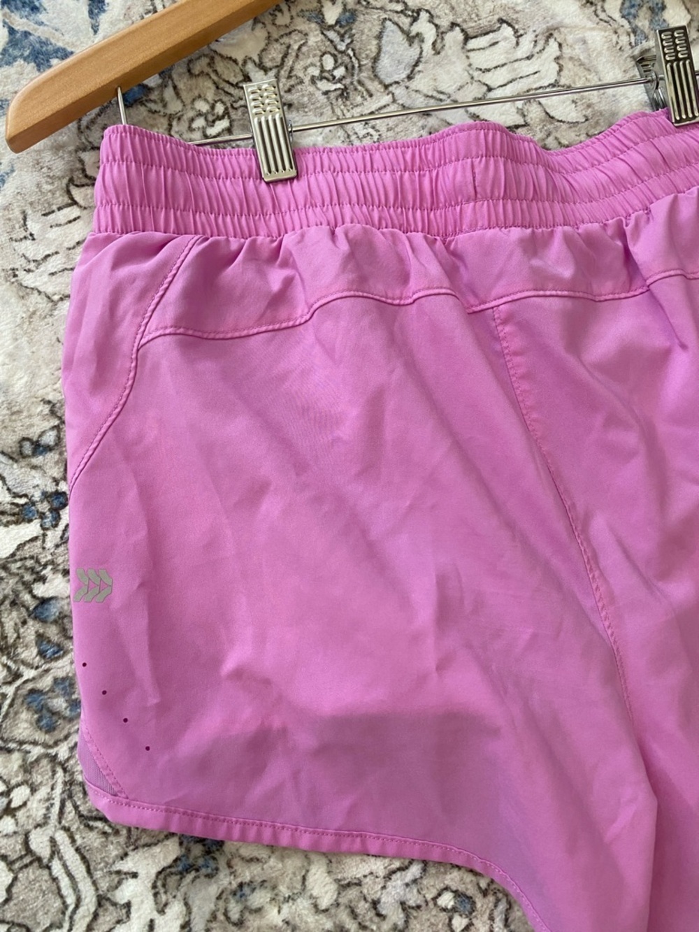 Like new! Target All in Motion Women's Pink Athletic Shorts with Elastic Waist - Picture 3 of 4